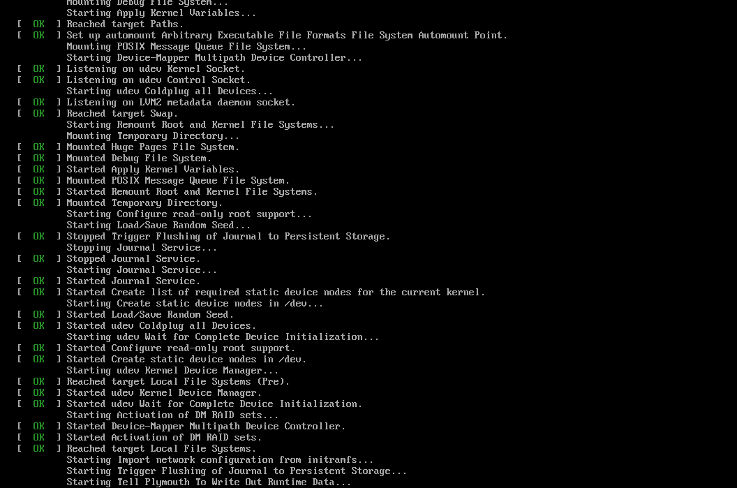 VMware CentOS VM booting with installation media