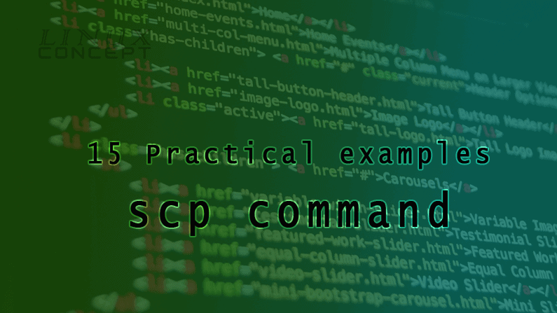 Linuxconcept - 15 Practical examples of scp command image