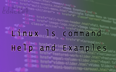 Linux ls command Help and Examples