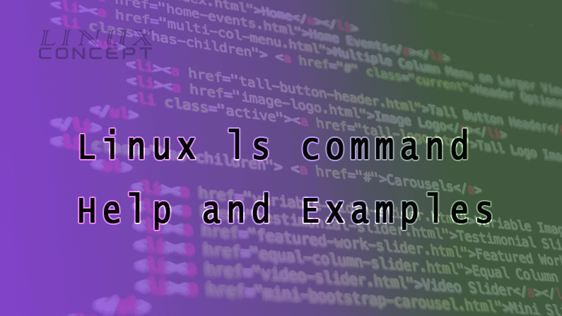 Linux ls command Help and Examples image