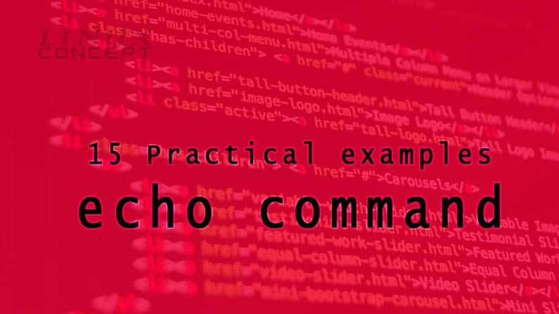Practical examples of echo command
