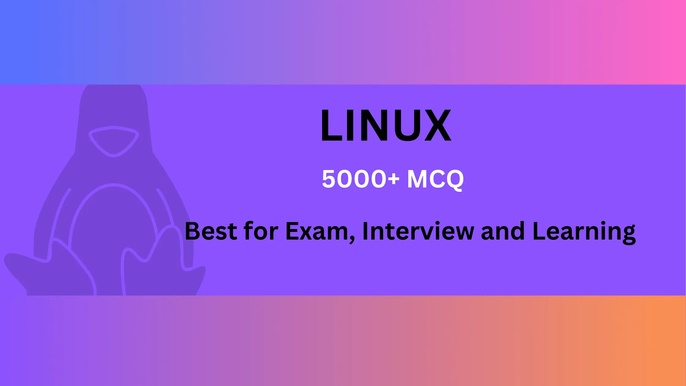 MCQ questions and answers on Linux