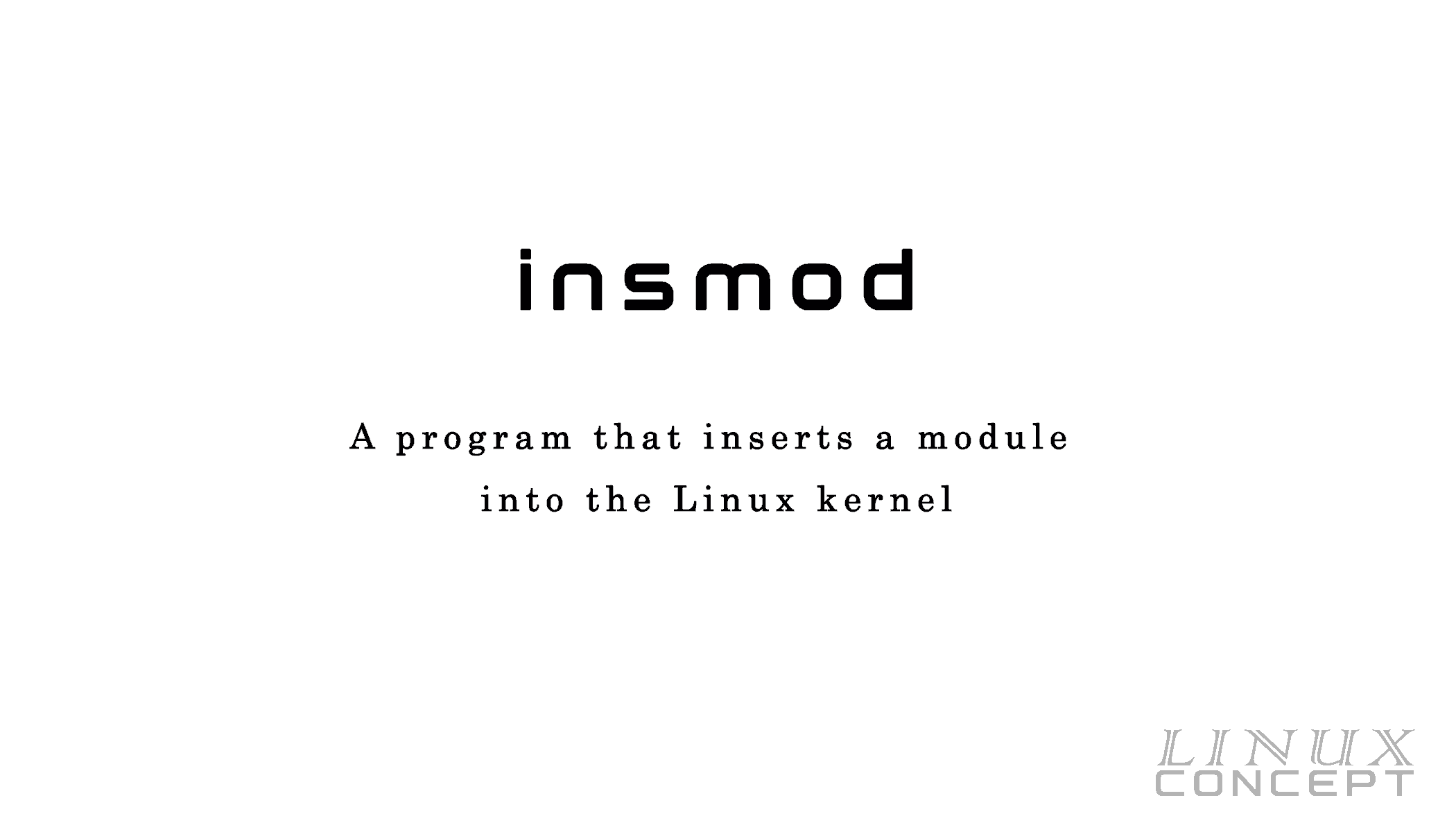 insmod - Linux Command