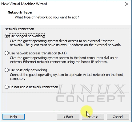 VMware CentOS VM Network configuration