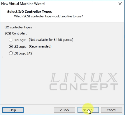 VMware CentOS VM serial controller configuration screen