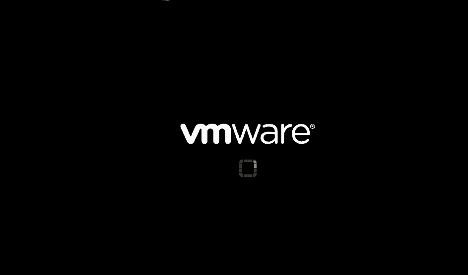VMware CentOS VM booting