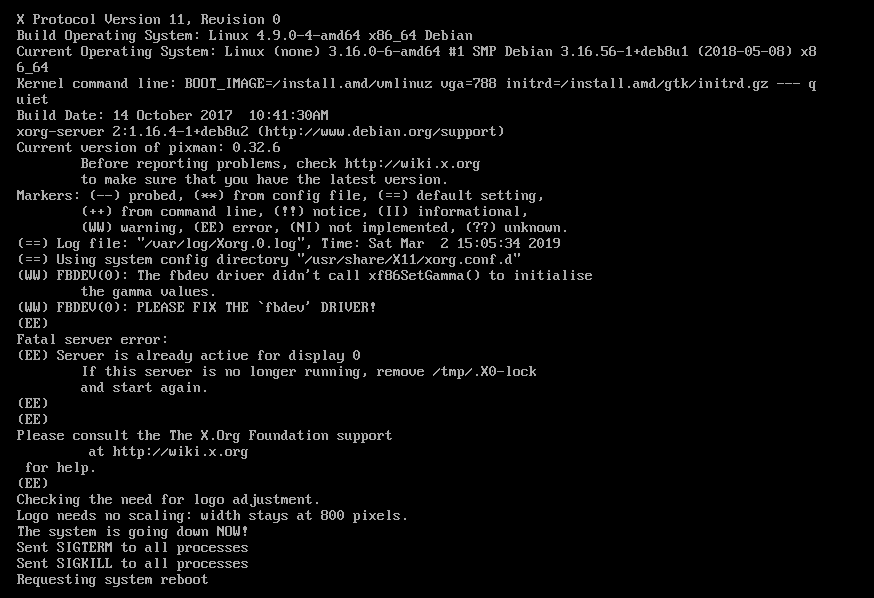 VMware Debian VM booting after installation