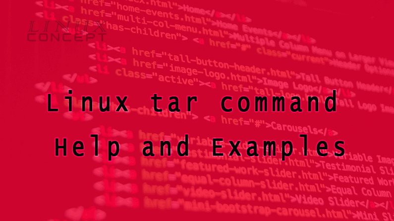 Linux tar command Help and Examples image