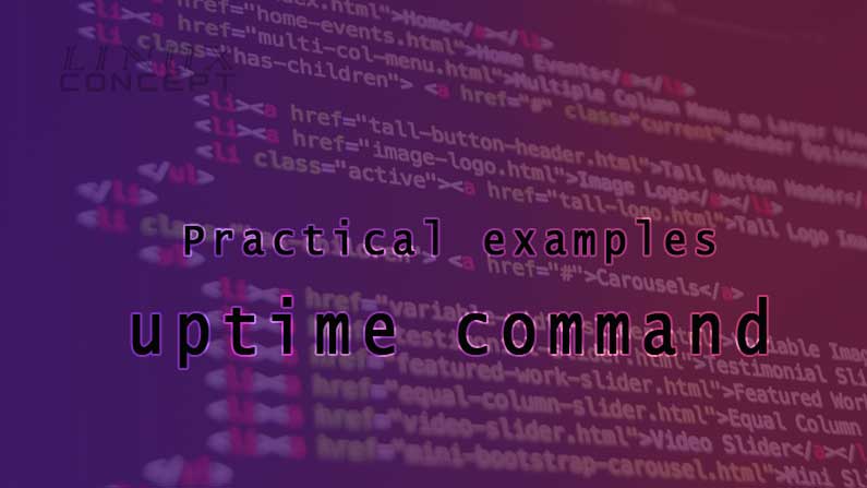 Practical examples of uptime command