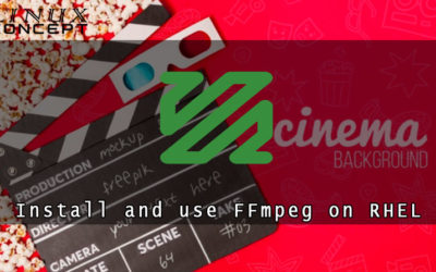 How to install and use FFmpeg on RHEL 8 (Red Hat Enterprise Linux) Linux Operating System