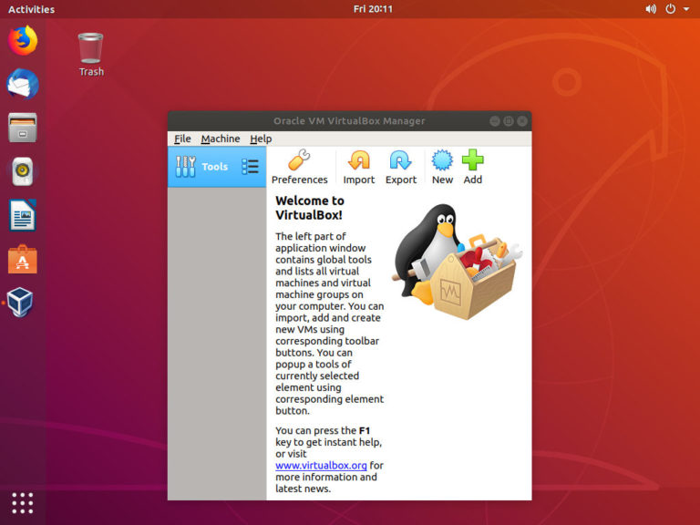 ubuntu 16 how to use virtualbox