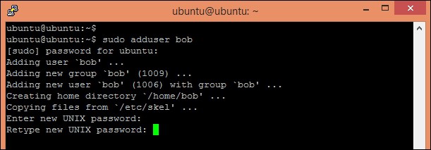 useradd confirm password Linux Concept